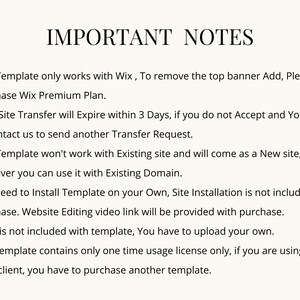 Minimal Wix Website Template, Life Coaches and Bloggers Website Template, Modern High Converting Wix Website for Service Provider, Wix Shop image 10