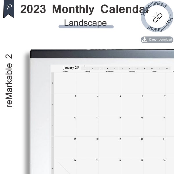 Remarkable 2 Calendars Etsy UK