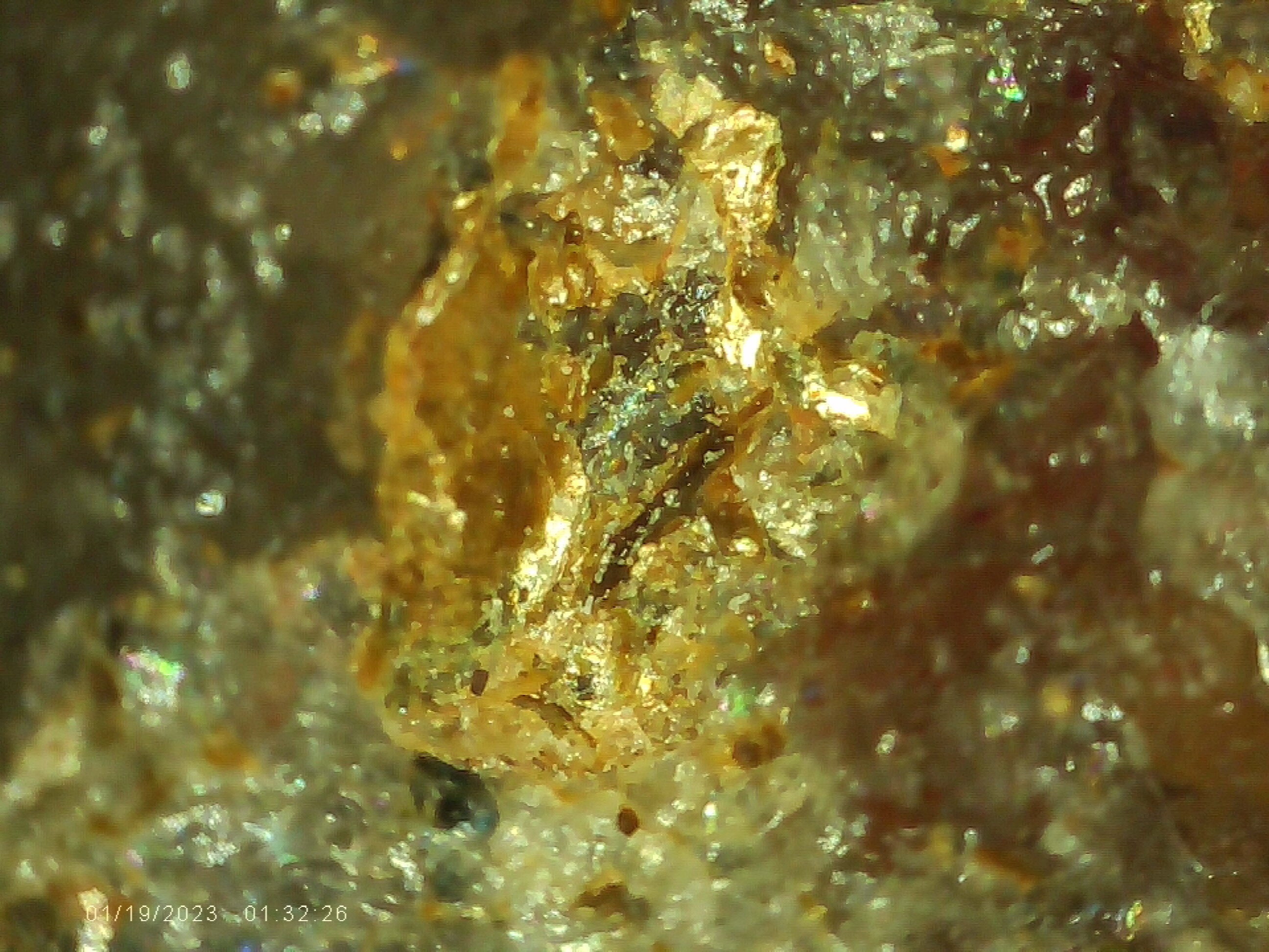 Crystalline Quartz Rock With GOLD and Fluorite Etsy