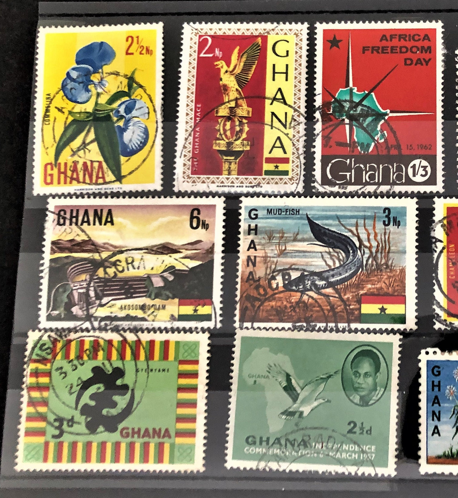 1950S to 1960s Ghana - Mixture of Stamps - All Used - Etsy UK