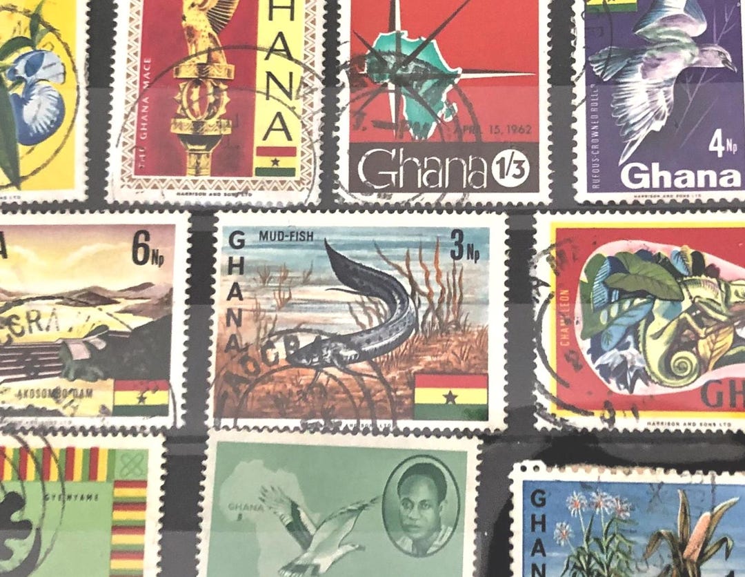 1950S to 1960s Ghana - Mixture of Stamps - All Used - Etsy UK