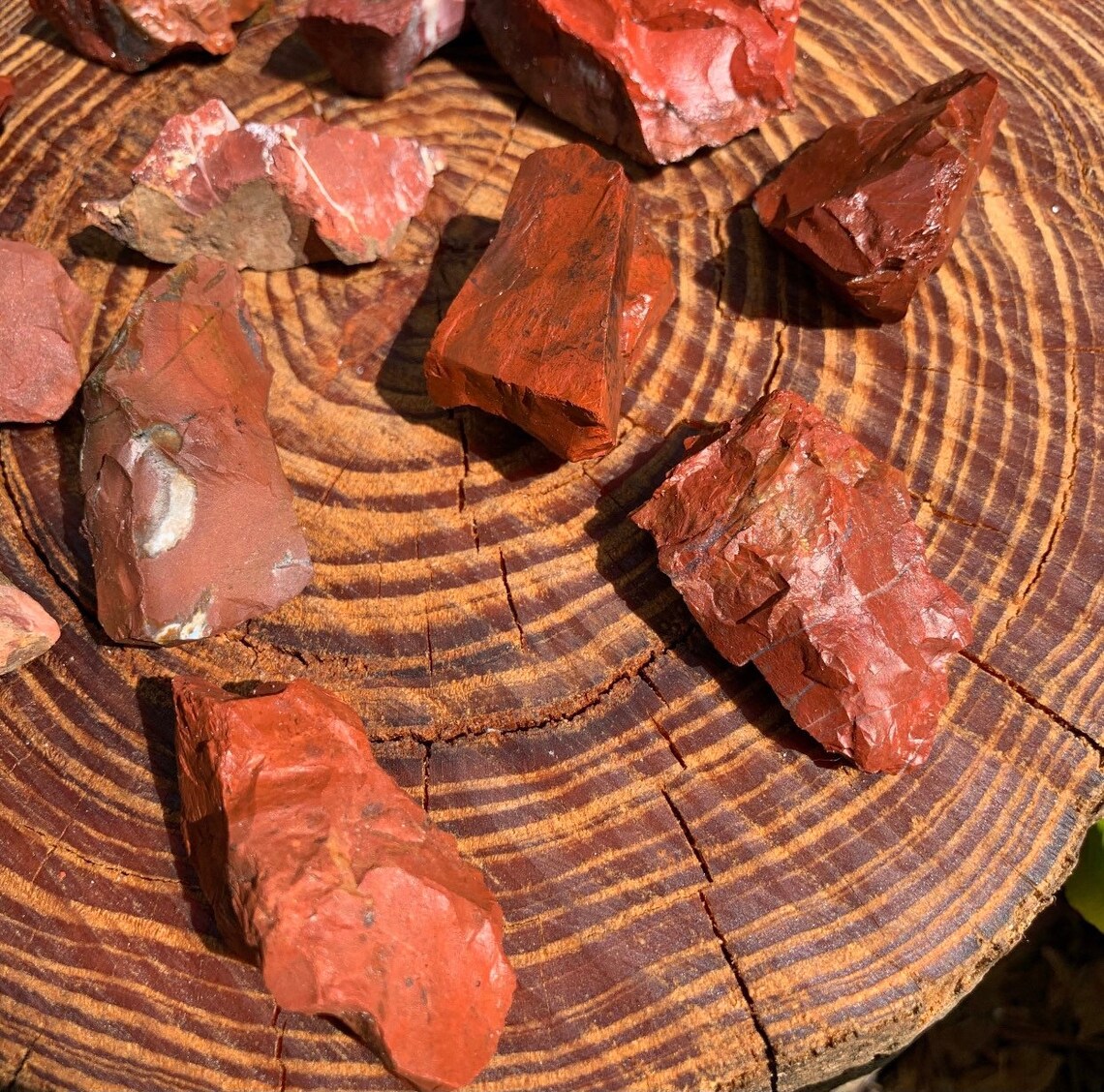 Raw Red Jasper Crystal 12 inch Etsy