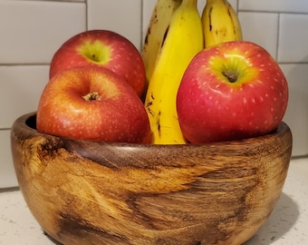 Mango wood snack bowl