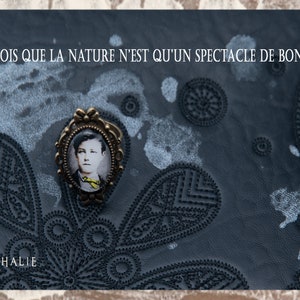 Literary bronze ring Arthur Rimbaud Poetry &quot;Bad blood&quot; Collection: A season in hell