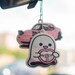 Cute Car & Boo with Heart Steering Wheel Air Fresheners (Ocean/Forest) | car accessories pink kawaii jdm japan decor gift stationary scent 