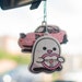 Cute Car & Boo with Heart Steering Wheel Air Fresheners (Ocean/Forest) | car accessories pink kawaii jdm japan decor gift stationary scent 
