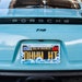 Blue Ocean Wave Acrylic License Plate Frame car accessories jdm kawaii automotive cute art design decor gift aesthetics 