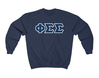 phi sigma sigma letter shirts