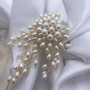 Faux Pearl Delicate Brooch image 1
