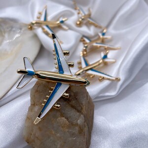 Little Plane Enamel Brooch
