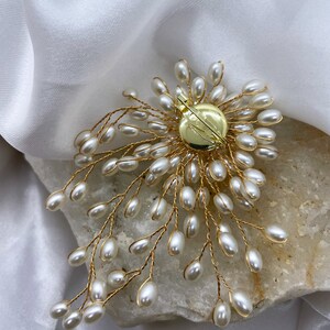Faux Pearl Delicate Brooch image 9