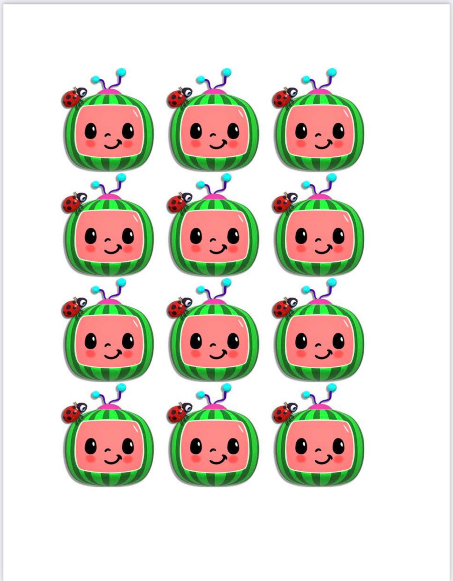 Cocomelon Cupcake Toppers Printable Printable World Holiday
