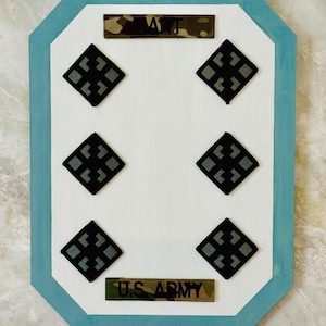 Patch Holder Plaque, Patches, Military, Blue Line, Patch Organizer
