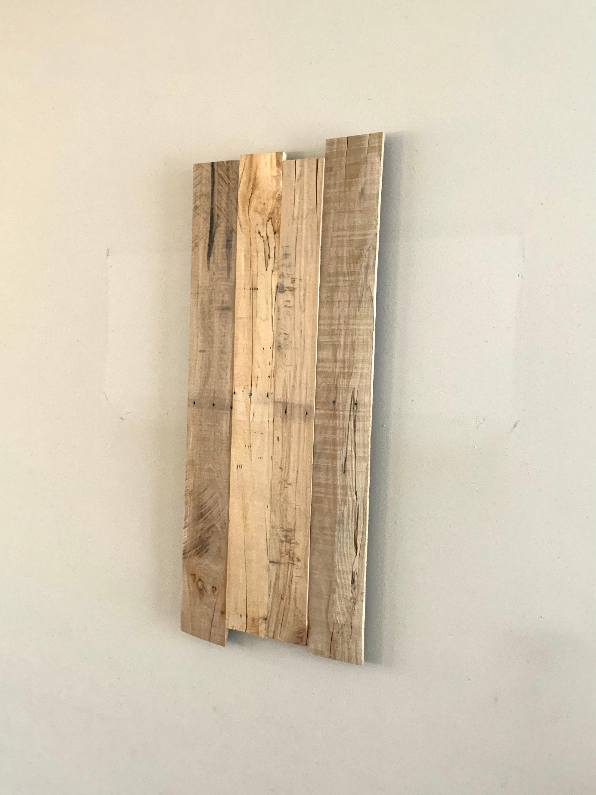 Panel de pared de madera hecho de madera recuperada | Etsy