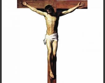 JESUS on Cross Life Size Cardboard Cutout Free Shipping