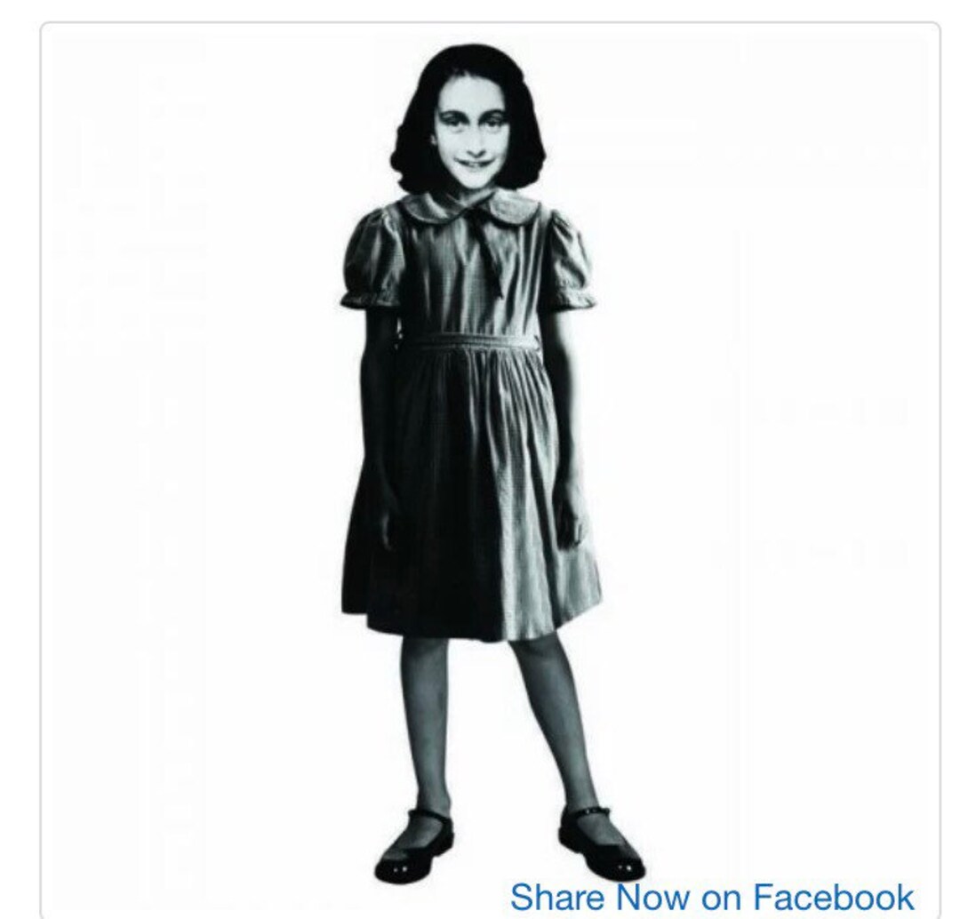 Anne Frank Life Sized Cardboard Cutout FREE SHIP - Etsy