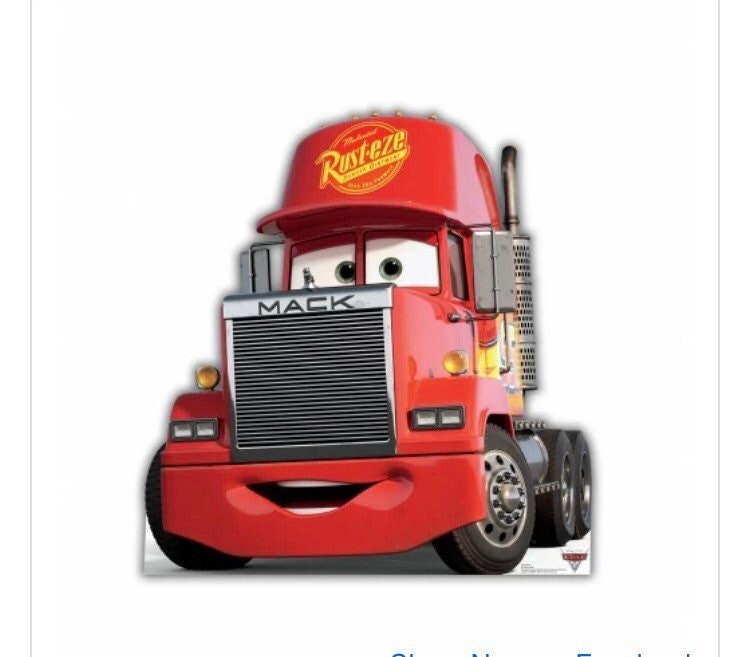 Mack Disney/pixar Cars 3 Cardboard Cutout FREE SHIP - Etsy Australia Mack Disney/pixar Cars 3 Cardboard Cutout FREE SHIP - Etsy Australia