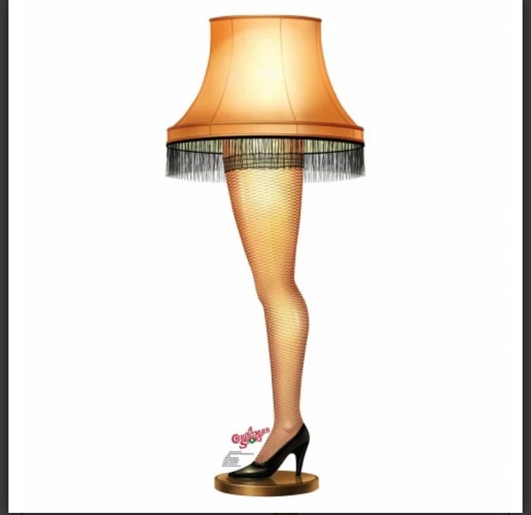Christmas Story Leg Lamp Full Size Etsy
