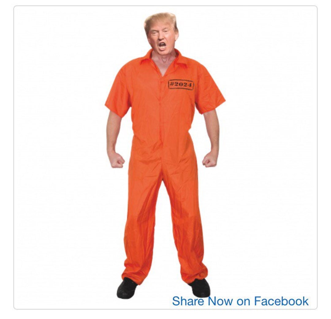 Donald Trump Orange Prison Jumpsuit Cardboard Cutout FREE SHIPPING Etsy