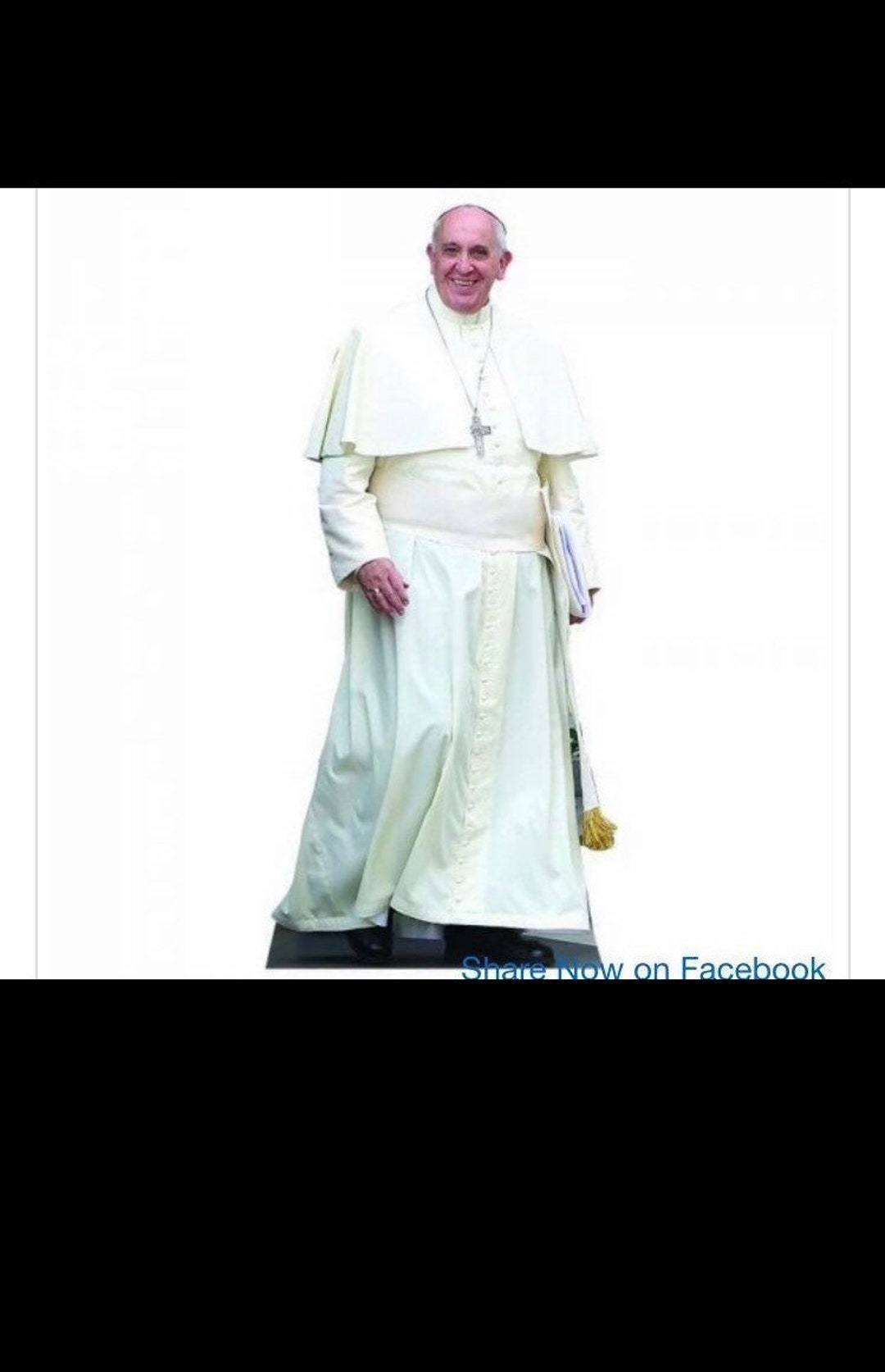 Pope Standing Life Sized Cardboard Cutout - Etsy