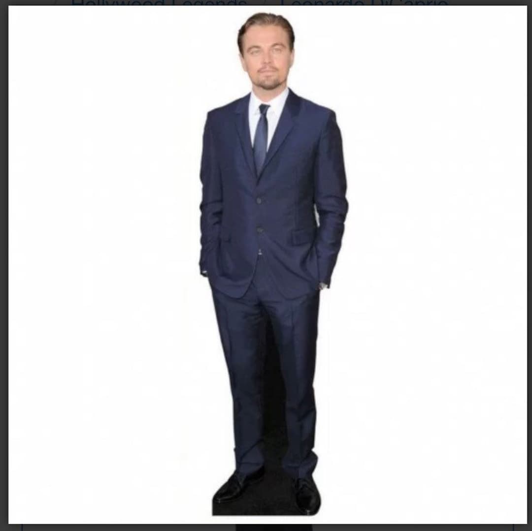Leonardo Dicaprio Life Size Cardboard Cutout FREE SHIP Etsy