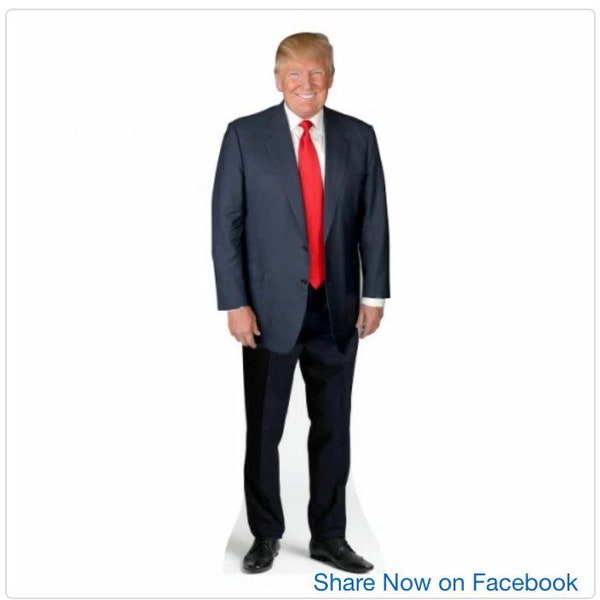 Donald Trump Life Sized Cardboard Cutout FREE SHIPPING!