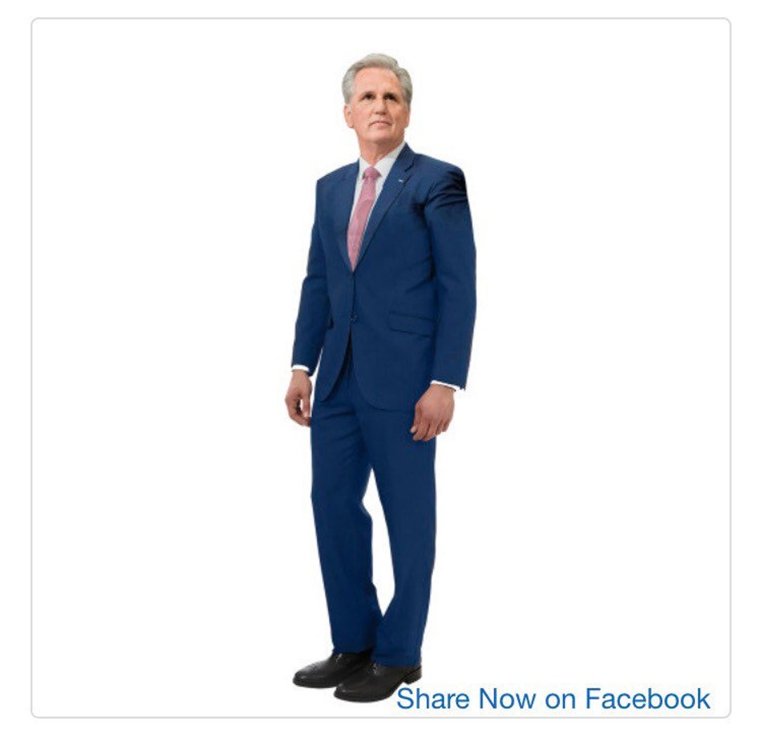 Kevin Mccarthy Speaker of House Life Size Cardboard Cutout FREE SHIP Etsy