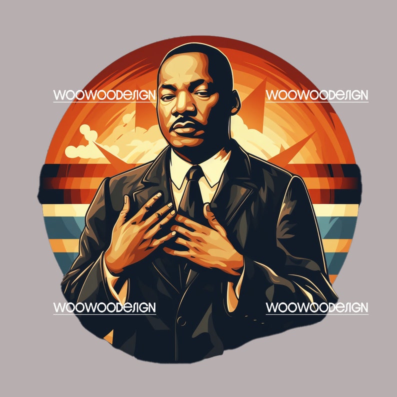 Celebrate Martin Luther King Day With Digital Designs 5 PNG'S Format