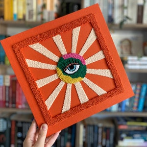 Eye Wall Decor, Punch Needle Decoration, Eye Decor, Gift for Friends, New Home Gift