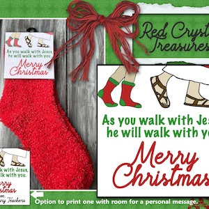 B12pcsset Christmas Stocking Socks Candy Gift Bags Children Gifts Christmas Tree Decoration Xmas