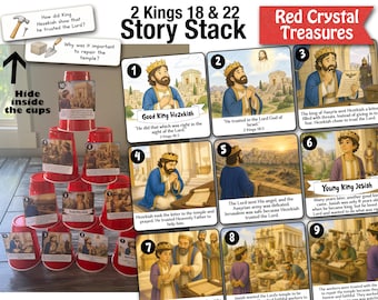 2 Kings 18-22, Story Stack, Come Follow Me Primary July 13-19