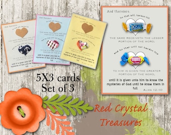 Hard Heart, Soft heart, Alma 12:10, LDS religious gift tags