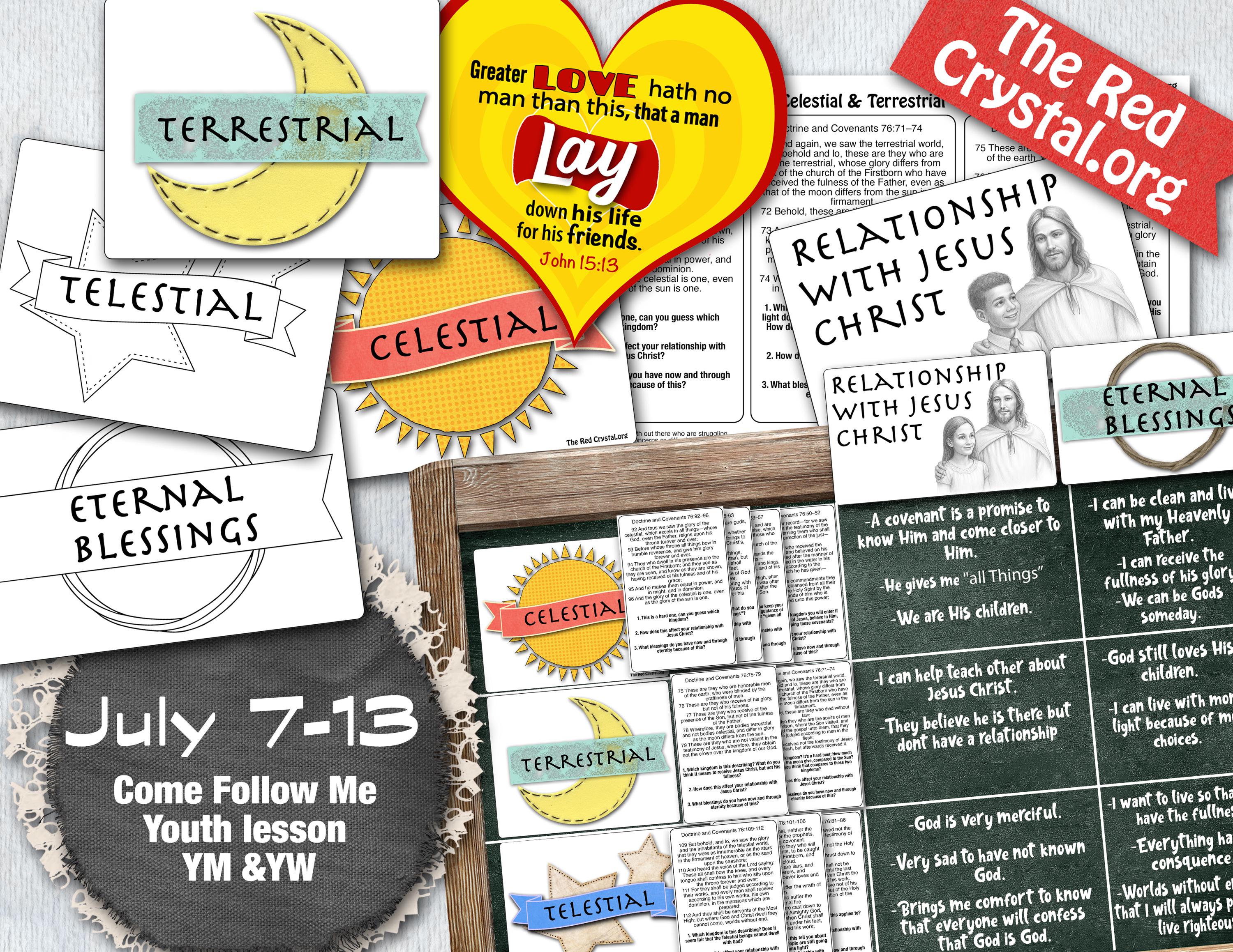 July 7-13, Young Men and Young Women, Come Follow me, youth lesson