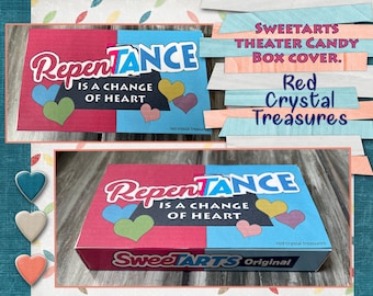 Repentance is a change of heart, Sweetart theater candy box cover