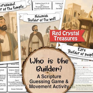 Who is the builder? Scripture guessing game: Come, Follow Me, Ezra, Nehemiah