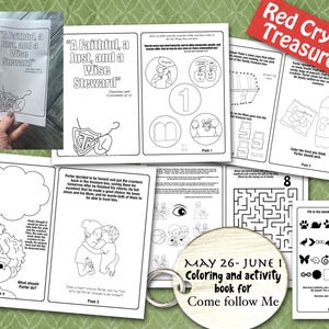 26.Mai - 1.Juni, Come Follow Me, Mal- und Aktivitätsbuch, von The Red Crystal