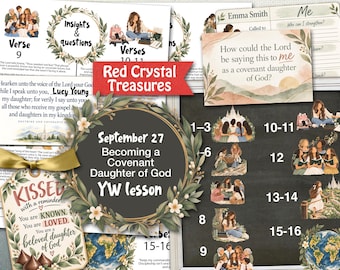 Sept 27: Becoming a covenant daughter of God, Young Women's lesson