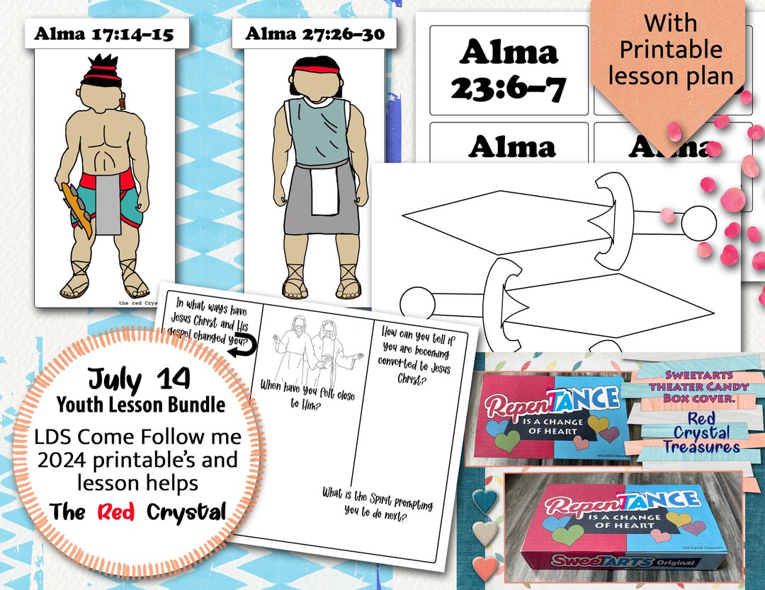 July 14, LDS Youth Lesson, Come Follow Me Youth Printable's, and Lesson ...