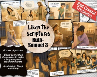 Liken the Scriptures, Ruth- Samuel 3, puzzle stories 7 rows