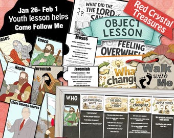 Jan 26- Feb 1, Come Follow Me, LDS Youth Lesson Helps, By The Red Crystal