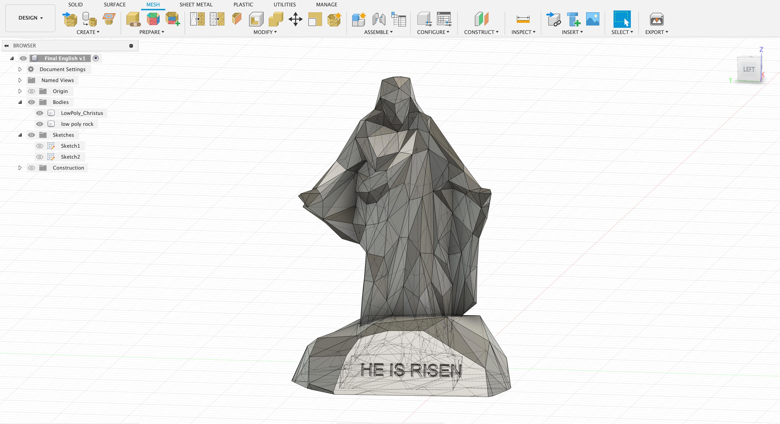 3D Print File, He is Risen Statue - Etsy