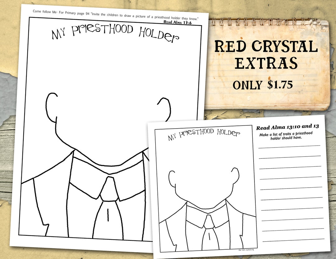 LDS Priesthood Coloring Page. - Etsy