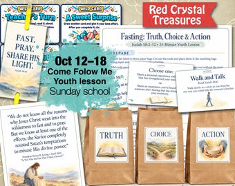 Oct 12-18, Come, Follow Me LDS youth lesson, Sunday school game