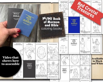 Mini Book of Mormon and Bible, Nov 10 LDS come follow me primary lesson