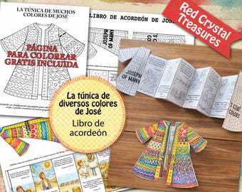 Spanish, Joseph's coat of many colors book. For Primary children