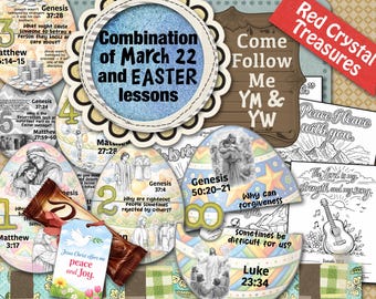 Le lezioni del 22 marzo e di Pasqua si sono unite in un'unica grande lezione. Giovani LDS: Vieni e seguitami, Giovani Donne e Giovani Donne