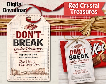 Don't Break under pressure, Come Follow Me, gift tag
