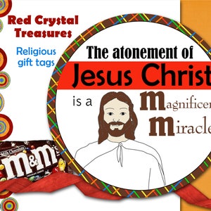La expiación de Jesucristo es un milagro magnífico, Etiquetas de regalo religiosas