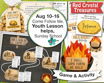 Aug 10-16, Come, Follow Me, Youth Lesson helps, Sunday School