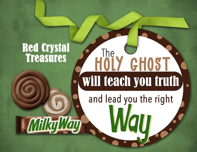 Holy Ghost Religious gift tag, Milk Way image 1